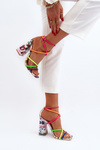 Fashionable High Heel Sandals Multicolour Josette
