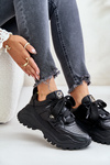 Women's Leather Sneakers CheBello 4583 Black