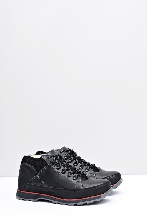 Men's Black Warmed Trafer Shoes