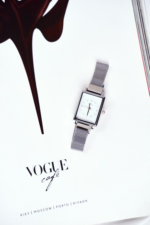 Women's Watch Giorgio & Dario With Magnet Silver Quadro