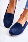 Women's Suede Loafers Navy Blue Millare