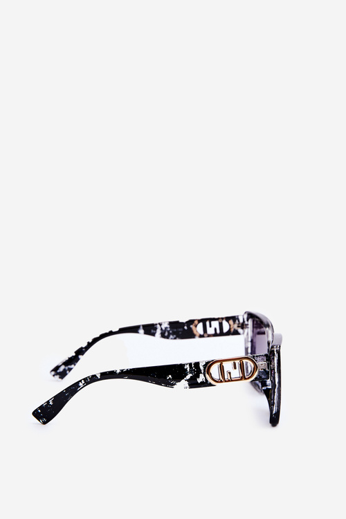 Women's Sunglasses with Decorative Detail UV400 Black