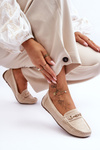 Women's Classic Suede Loafers Beige Corinell