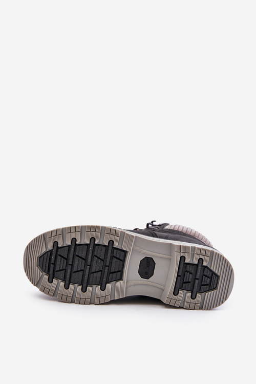 Warm Ladies Ankle Boots Lee Cooper Black LCJ-24-03-3043