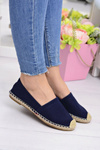Damskie Granatowe Espadryle Slip On Lupita