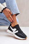 Sneakersy Buty Sportowe Damskie Czarne Britma