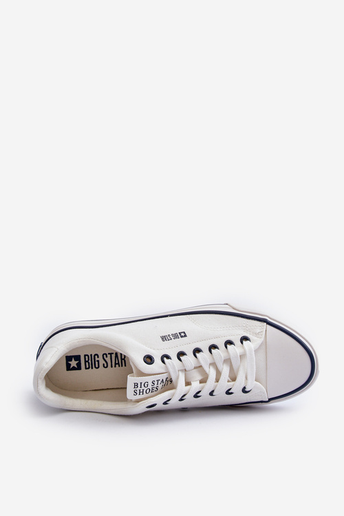 Men's Low-Top Sneakers Big Star NN174004 White