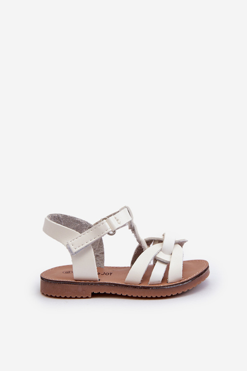 Children's Sandals with Velcro Fastening White Marimona