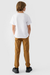 Boys Jogger Casual Pants Plain 4F Khaki 4FJWMM00TTROM0812-43S