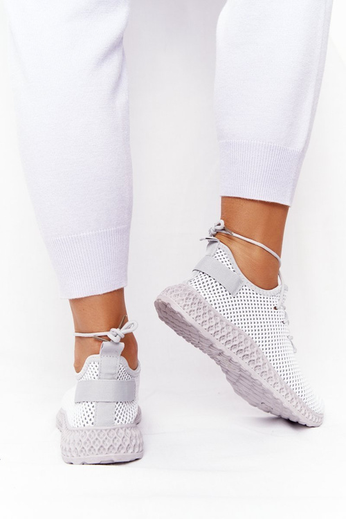 Women's Slip-on Sneakers Grey Run Away