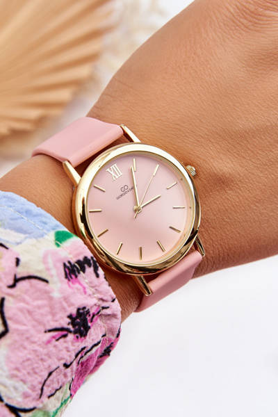 Zegarek Damski Gumowy Giorgio&Dario Różowy