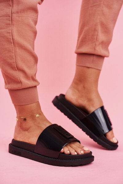 Women's Slides Big Star Black FF274813