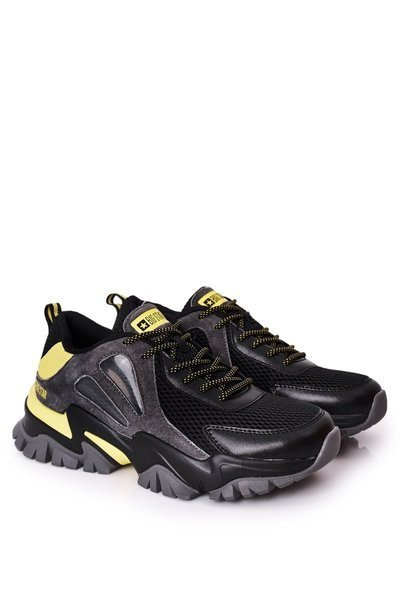 Męskie Sportowe Buty Memory Foam Big Star HH174278 Czarne