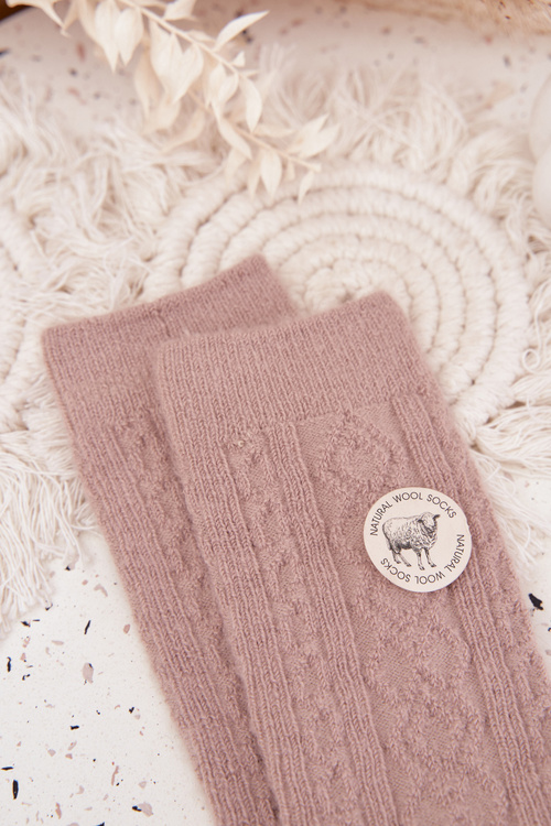 Women's Wool Socks Beige