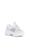 Children's Sports Shoes with Brocade Silver Matilda