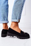 Suede Moccasins Lewski Shoes 3053 Black