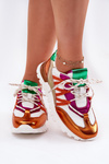 Sneakersy Półbuty Damskie Skórzane Multikolor Artiker 56C1737