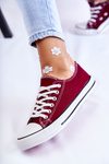 Women's Classic Sneakers maroon Be Mine