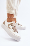 Women's Fabric Sneakers Lee Cooper LCW-24-31-2198 White