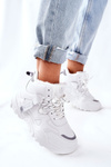 Women's Insulated Snow Boots Sneakers White Kaphia