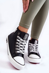 Classic High Insulated Sneakers Big Star KK274598 Black