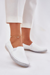 Leather Ballet Flats Maciejka T3512-11 White