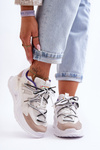 Leather Platform Sports Shoes White Sifel