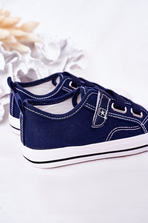 Children's Velcro Sneakers Navy Blue Avengers