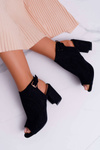 Women's Stiletto Sandals Peep Toe Black Florina