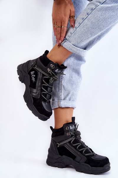 Buty Trekkingowe Trapery Damskie Czarnee Lee Cooper LCJ-22-31-1441