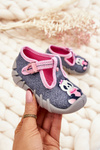 Shoes Slippers Befado Pandas 110P470 Grey/Pink
