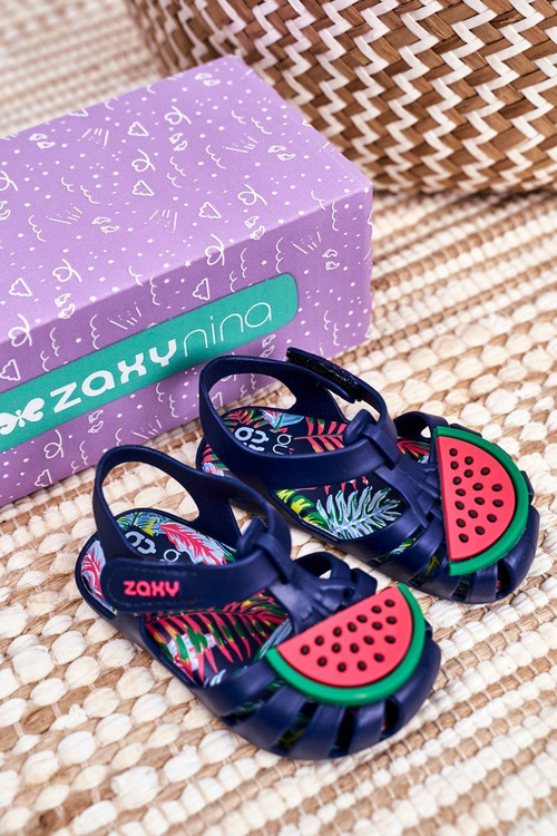 Child's Sandals With Velcro Fragrant Watermelon ZAXY FF3855013
