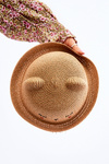 Children's Hat With Teddy Bear Beige 