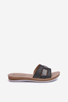 Comfortable Shiny Women's Slippers Inblu BA000050 Black