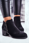 Women’s Boots On High Heel Black Blanche