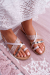 Women's Flat Sandals Elegant Pink Beathe
