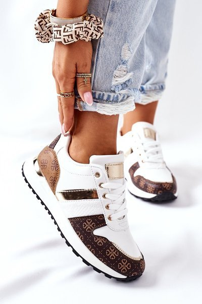 Sportowe Buty Sneakersy Białe Next