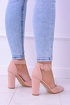 Women's Stiletto pumps Suede Pink Harinta