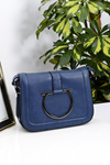 Women's Navy Blue Shoulder Handbag Letterpack
