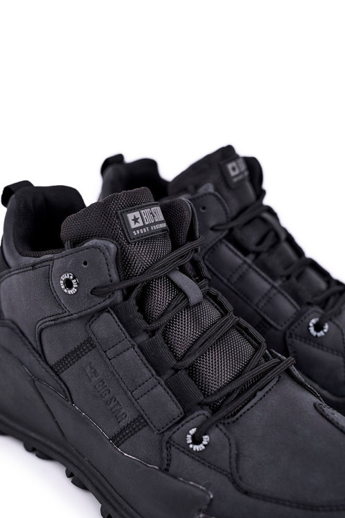 Sportowe Męskie Buty Big Star Czarne GG174416