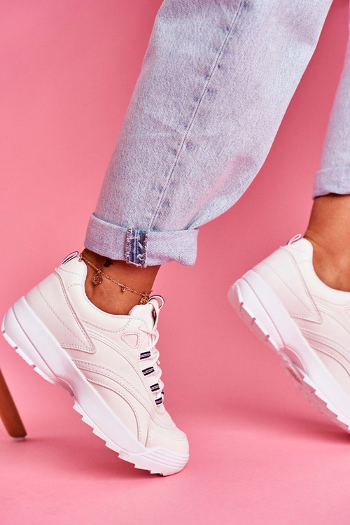 Women's Sports Shoes Sneakers White Boston