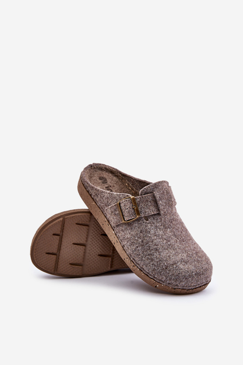 Men's Slippers With Buckle Preventive Slippers Inblu Beige MT000012