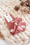 Women's Wool Socks In Polar Bear Pink