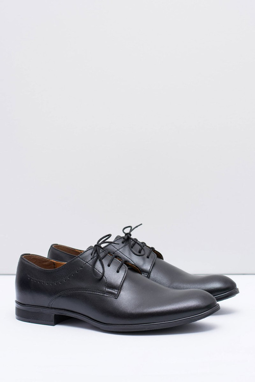 Elegant Men's Visiting Black Damoste Half Shoes