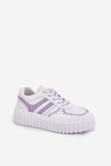 Ladies Sneakers On Platform Purple Ofenale