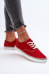 Women's Classic Red Sneakers Trainers Olvali