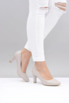 Women's Sergio Leone pumps Light Grey Lacquered Orsola