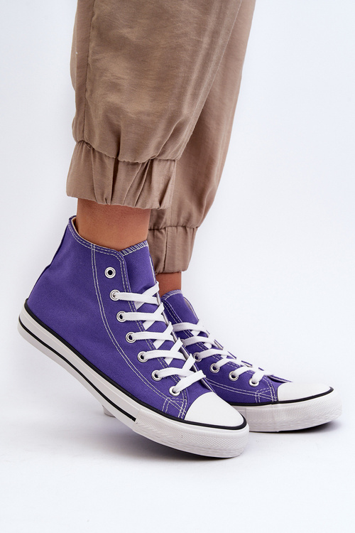 Women's Classic High Sneakers Violet Remos