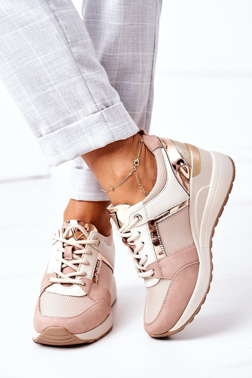 Wedge Sneakers Vinceza 10606 Pink