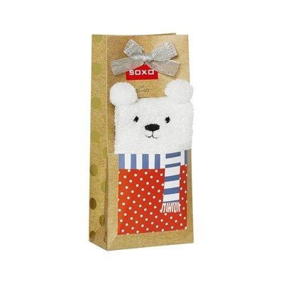 Women's Grey SOXO Socks in Christmas Boxes